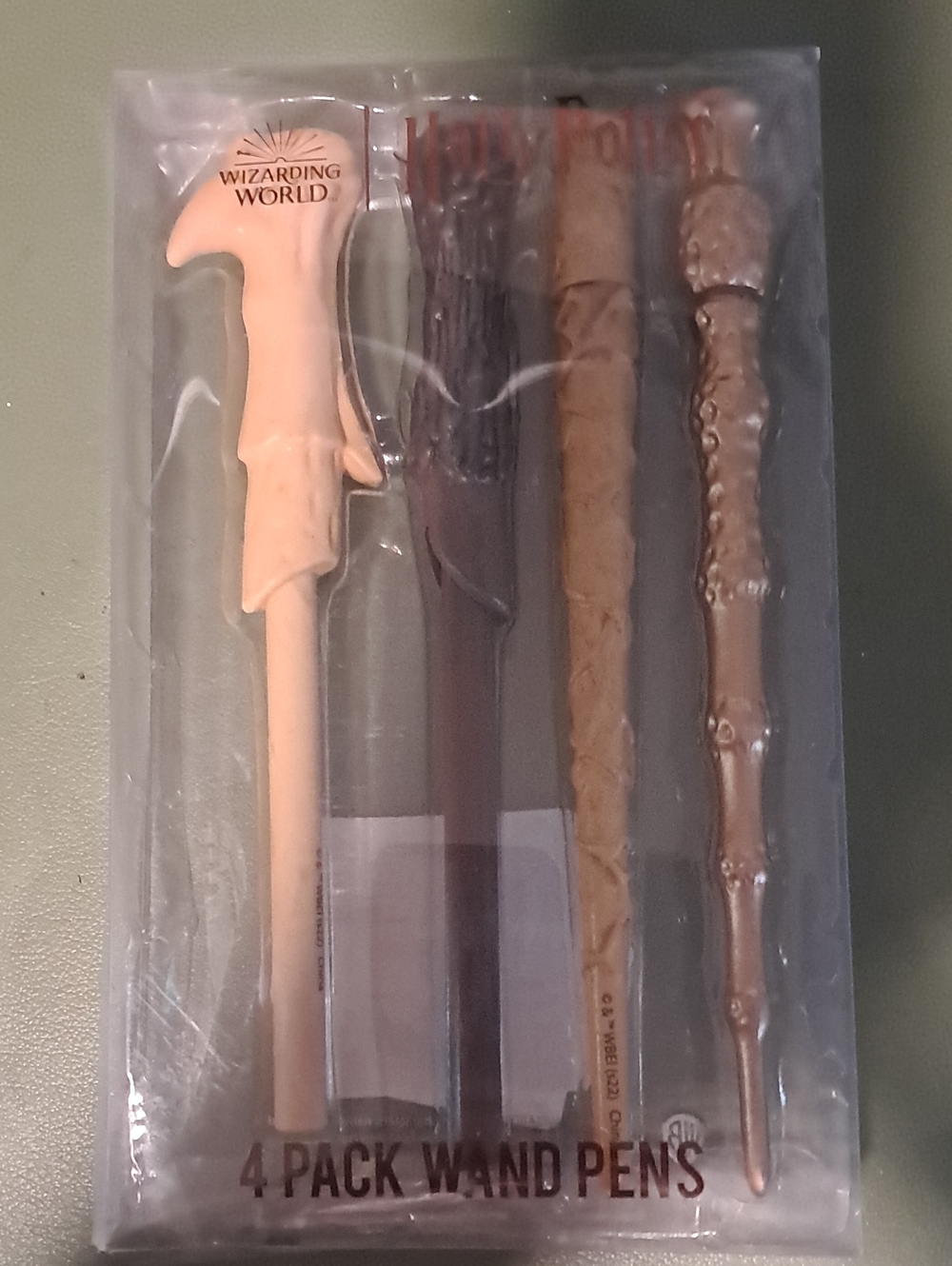 Harry Potter Wizarding World 4-Pack Wand Pens - Neutral Tones